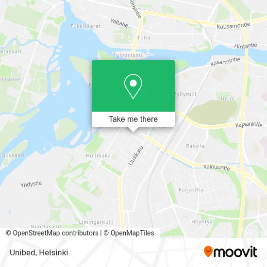 Unibed map