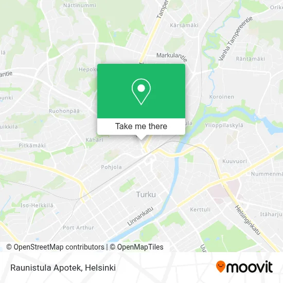 Raunistula Apotek map