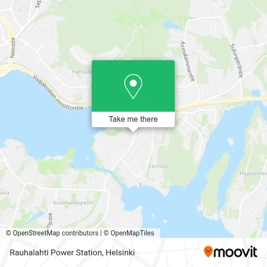 Rauhalahti Power Station map