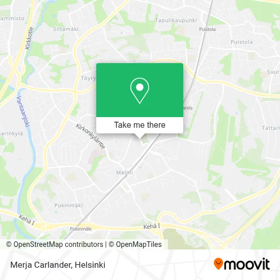 Merja Carlander map