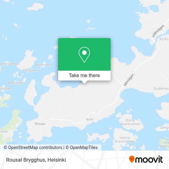 Rousal Brygghus map