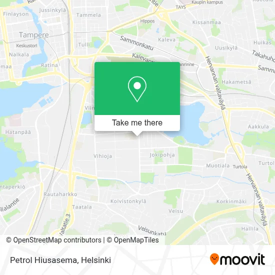 Petrol Hiusasema map