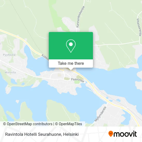 Ravintola Hotelli Seurahuone map