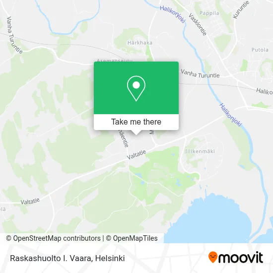 Raskashuolto I. Vaara map