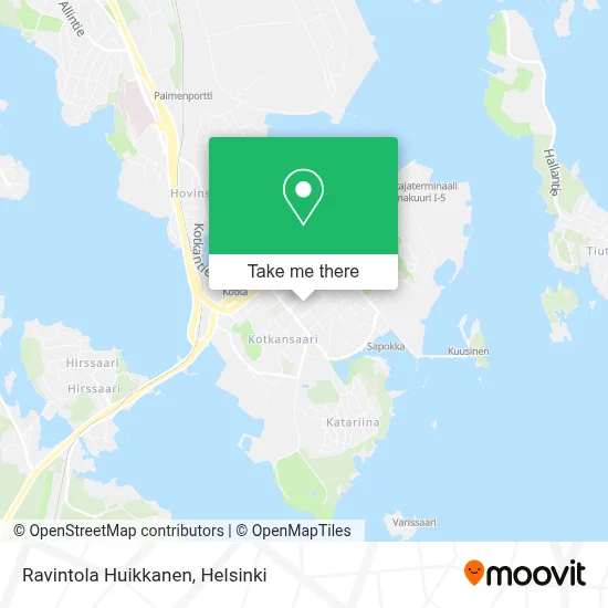 Ravintola Huikkanen map