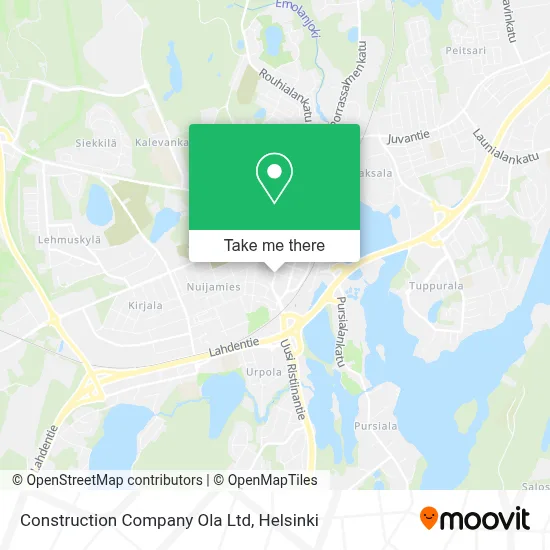 Construction Company Ola Ltd map