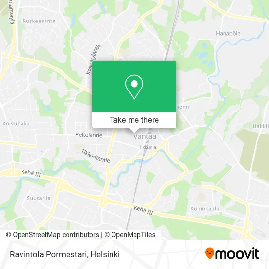 Ravintola Pormestari map