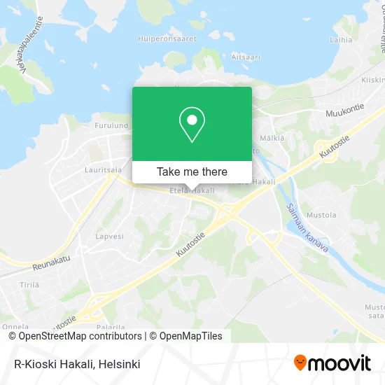 R-Kioski Hakali map