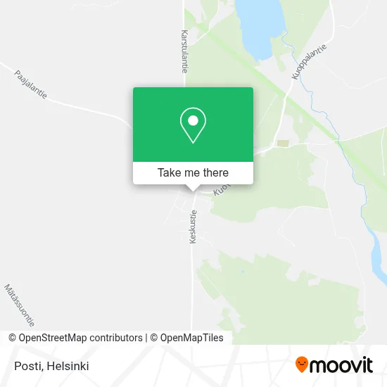 Posti map
