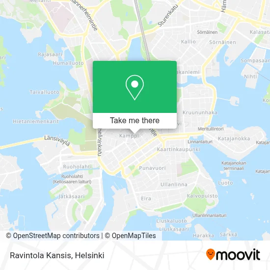 Ravintola Kansis map