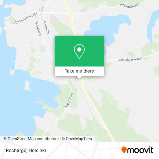 Recharge map