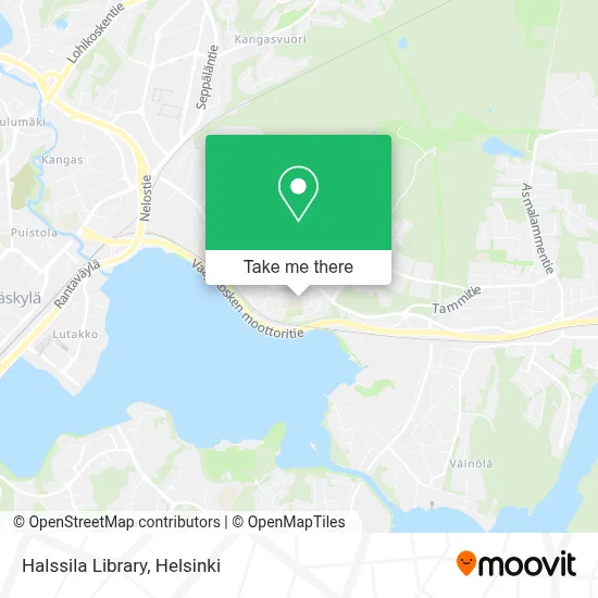 Halssila Library map