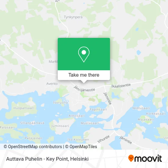 Auttava Puhelin - Key Point map