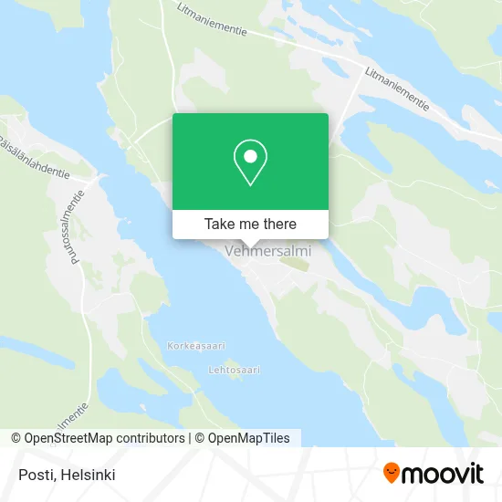 Posti map