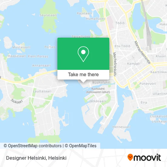 Designer Helsinki map