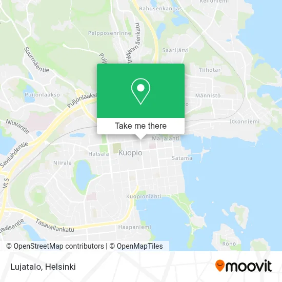 Lujatalo map