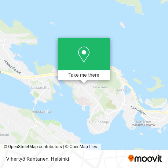 Vihertyö Rantanen map