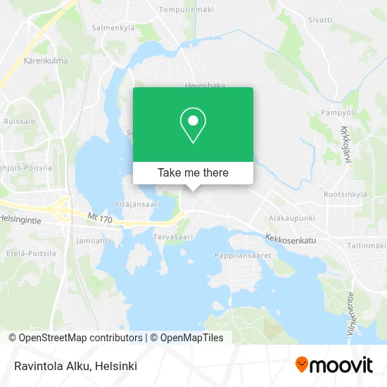 Ravintola Alku map