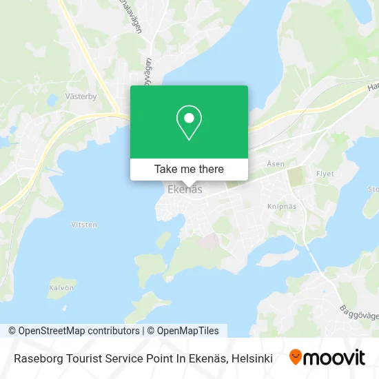 Raseborg Tourist Service Point In Ekenäs map