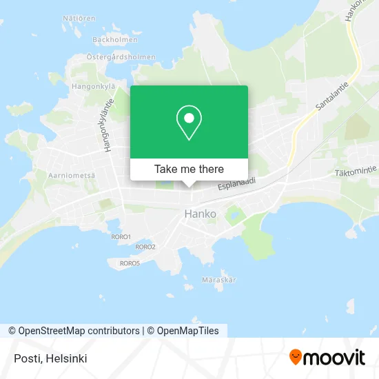 Posti map