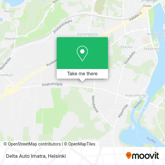 Delta Auto Imatra map