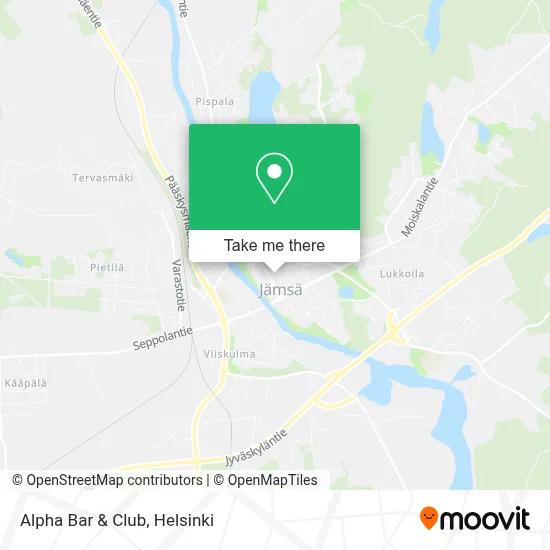 Alpha Bar & Club map