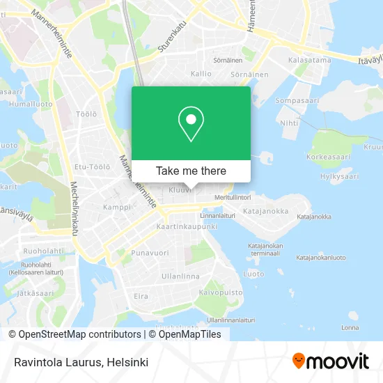 Ravintola Laurus map