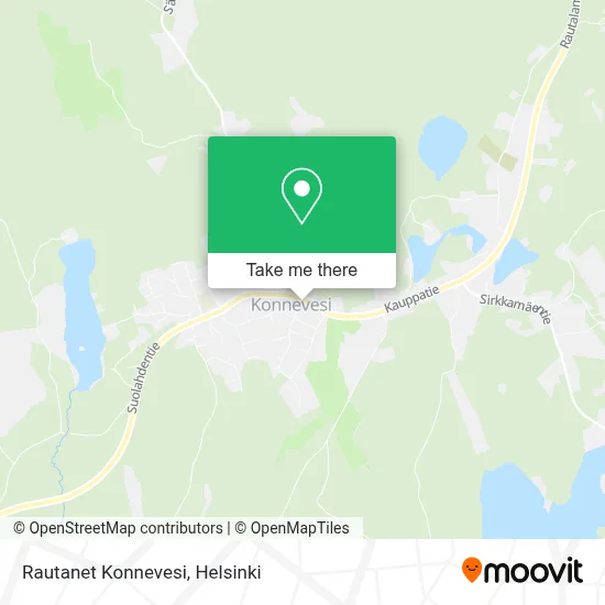 Rautanet Konnevesi map
