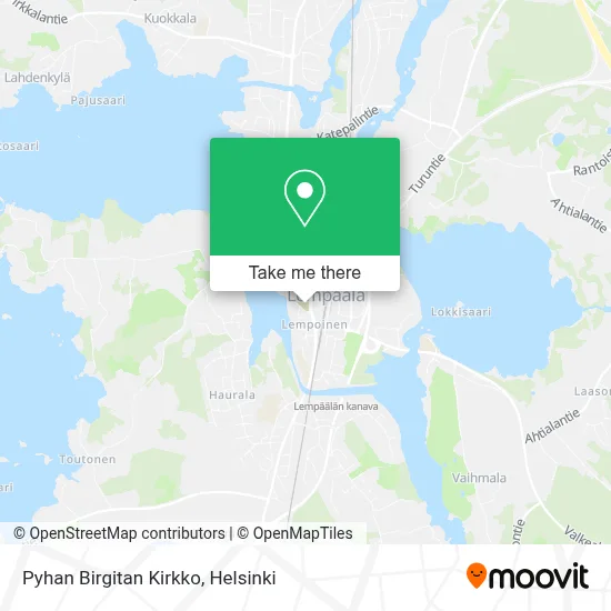 Pyhan Birgitan Kirkko map