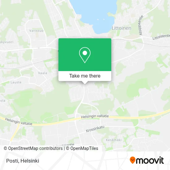 Posti map