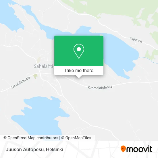 Juuson Autopesu map