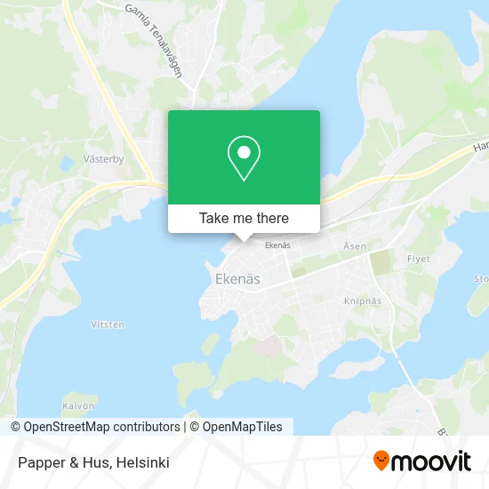 Papper & Hus map