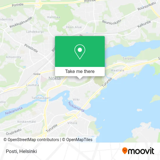 Posti map