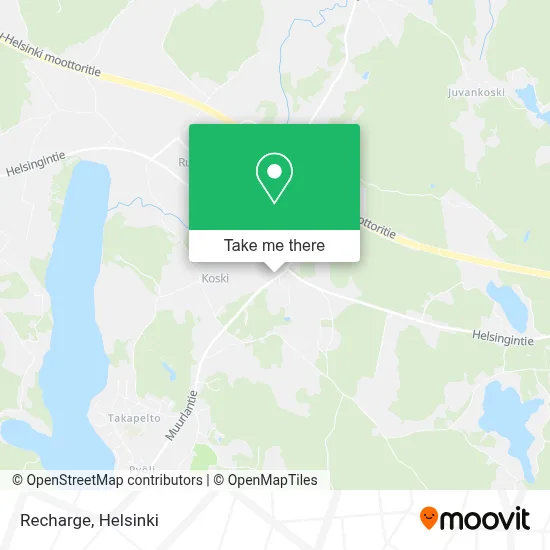 Recharge map