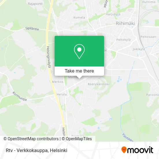 Rtv - Verkkokauppa map