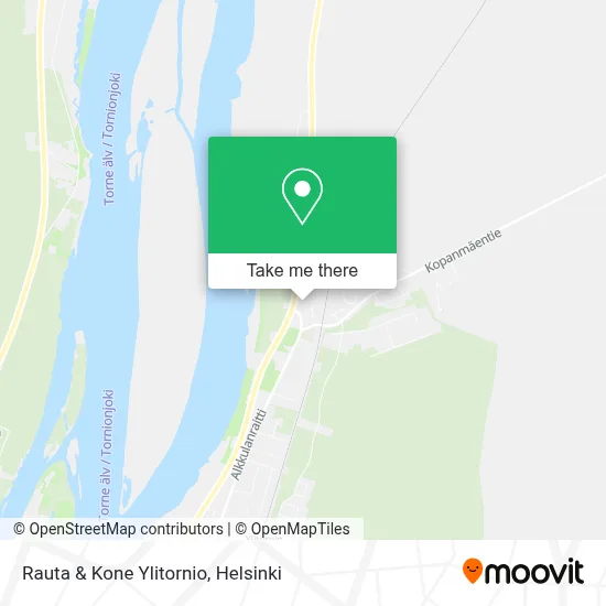 Rauta & Kone Ylitornio map
