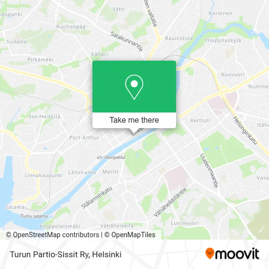 Turun Partio-Sissit Ry map
