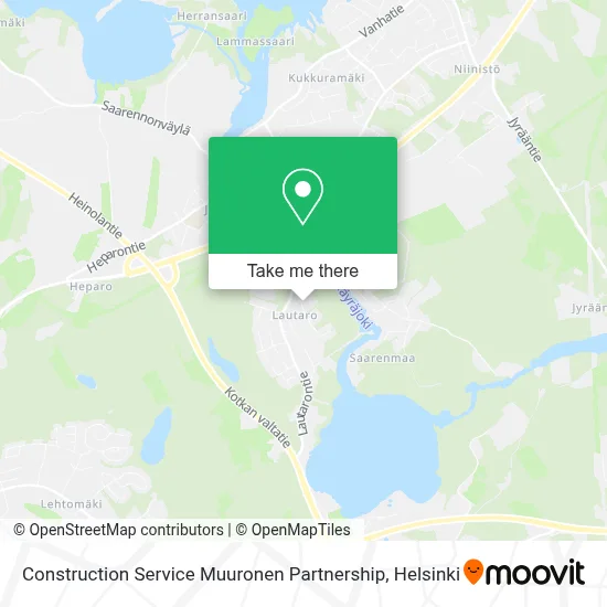 Construction Service Muuronen Partnership map