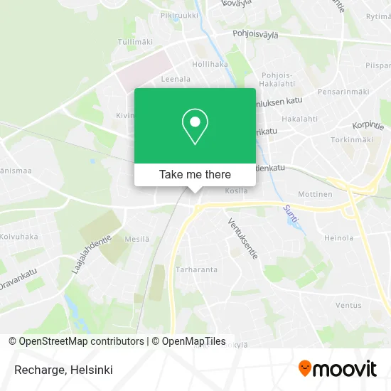 Recharge map