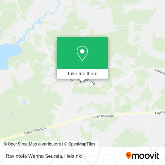 Ravintola Wanha Seurala map