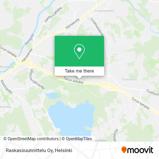Raskassuunnittelu Oy map