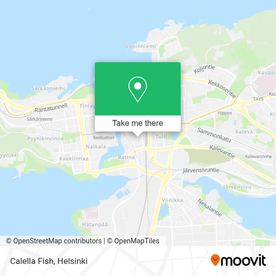 Calella Fish map
