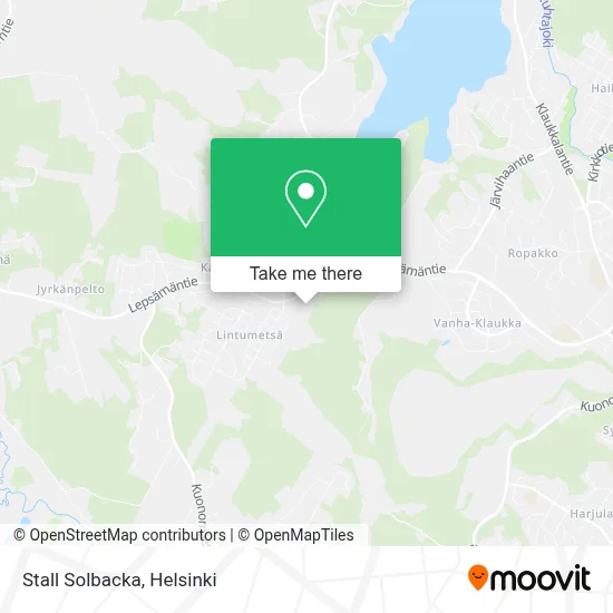 Stall Solbacka map