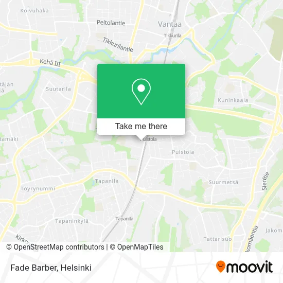 Fade Barber map