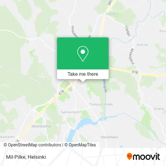 Mil-Pilke map