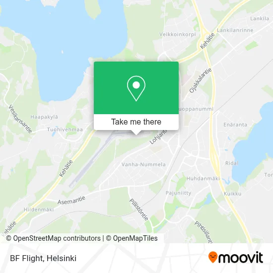 BF Flight map