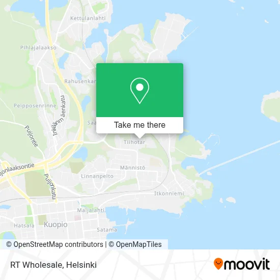 RT Wholesale map
