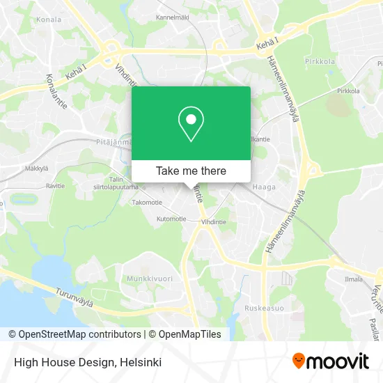 High House Design map