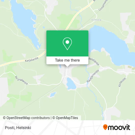 Posti map