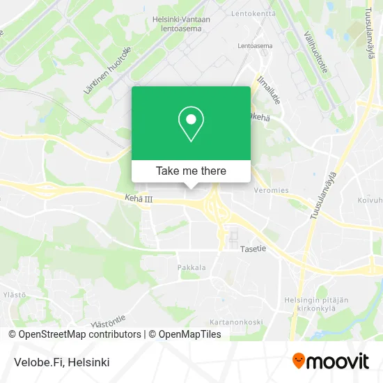 Velobe.Fi map